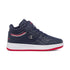 Sneakers alte blu da ragazzo con logo laterale Champion Rebound Vintage, Brand, SKU s352500096, Immagine 0